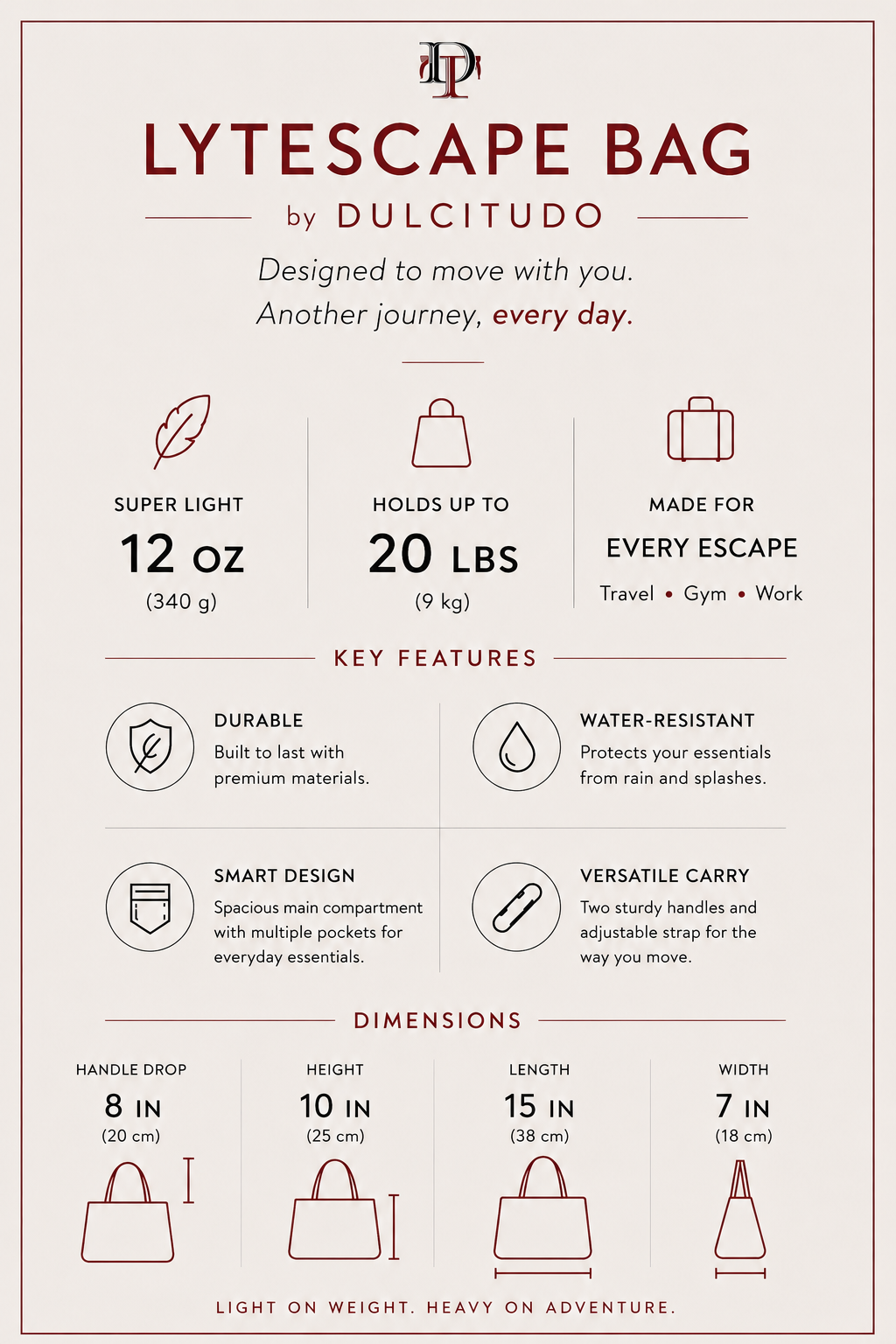 LYTESCAPE bag