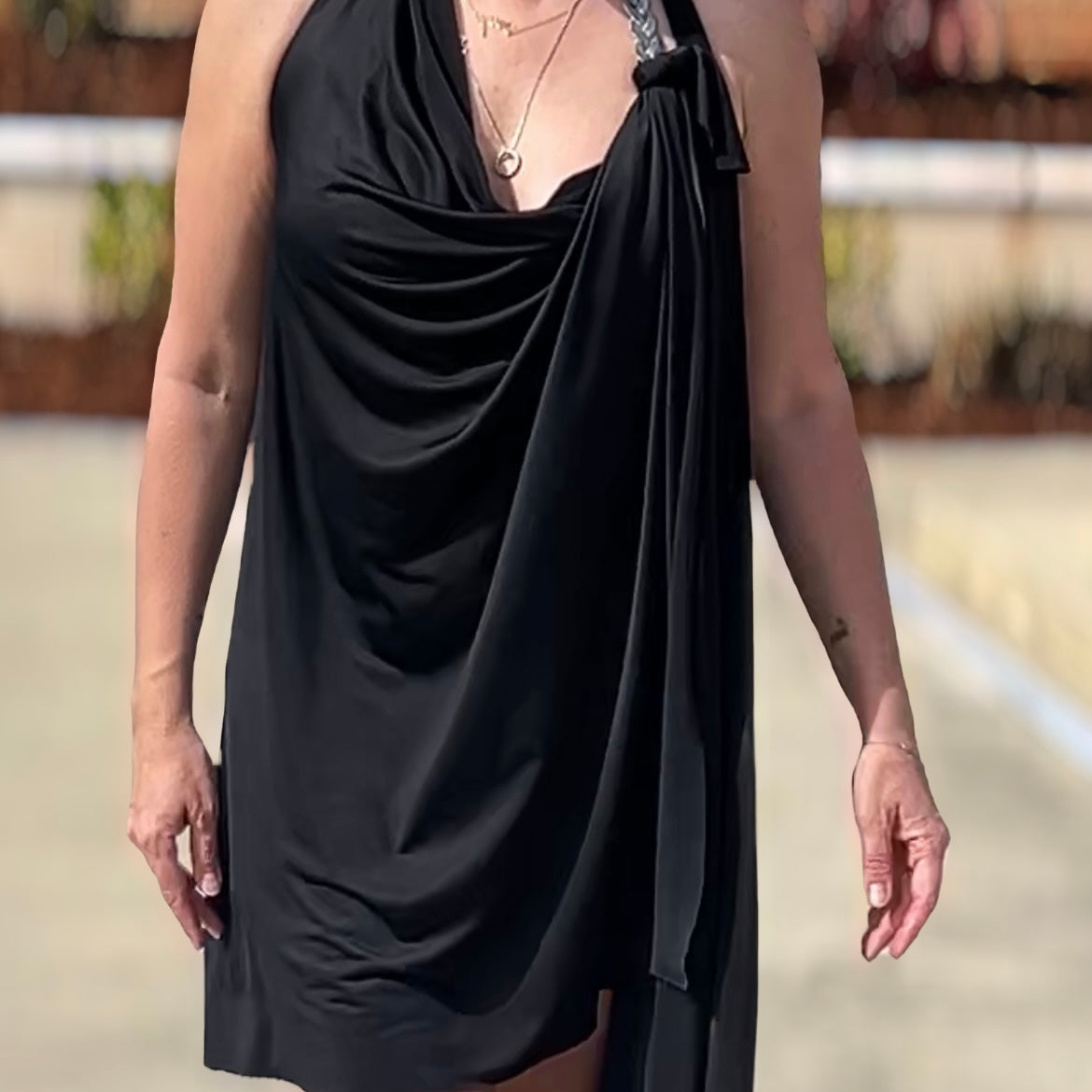 Beach Pareo with silk pouch